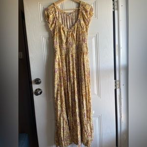 Old Navy Yellow Floral Dress